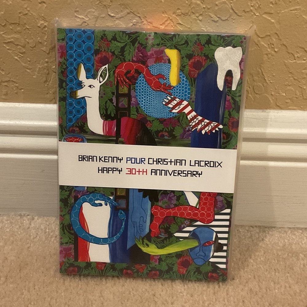 RARE Christian Lacroix Vibrant LIMITED Anniversary Art Print